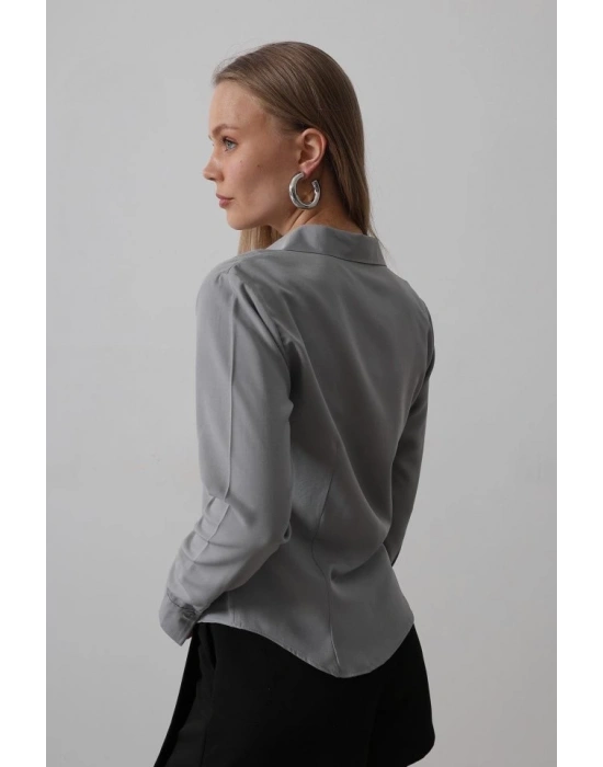 Basic Gömlek  Gri