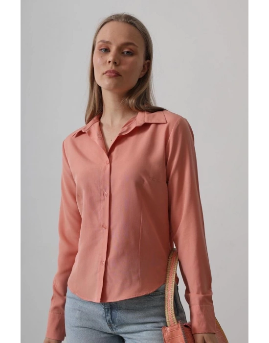 Basic Gömlek  Somon