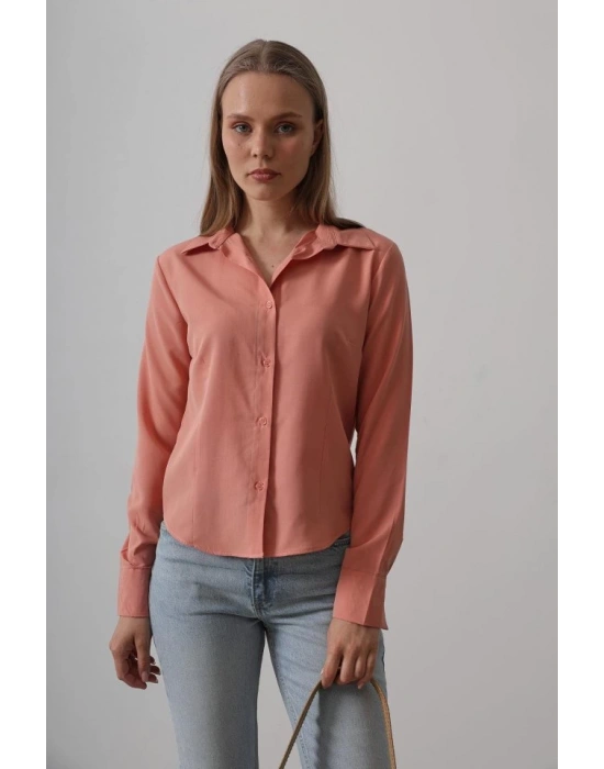 Basic Gömlek  Somon