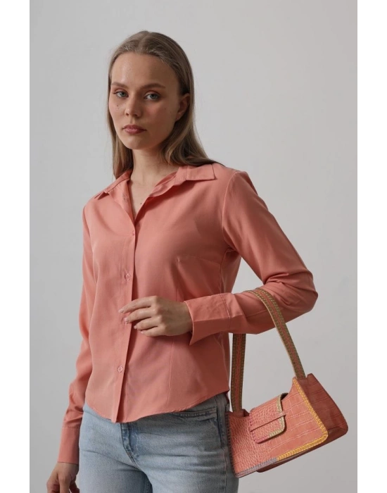 Basic Gömlek  Somon