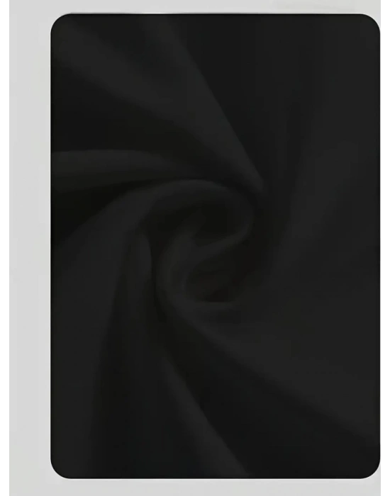 Baskılı Oversize Bisiklet Yaka Tshirt  iyah