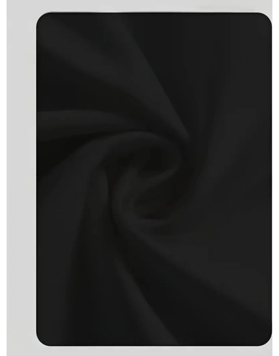 Baskılı Oversize Bisiklet Yaka Tshirt  iyah