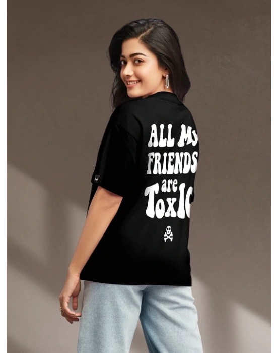 Baskılı Oversize Tshirt  iyah