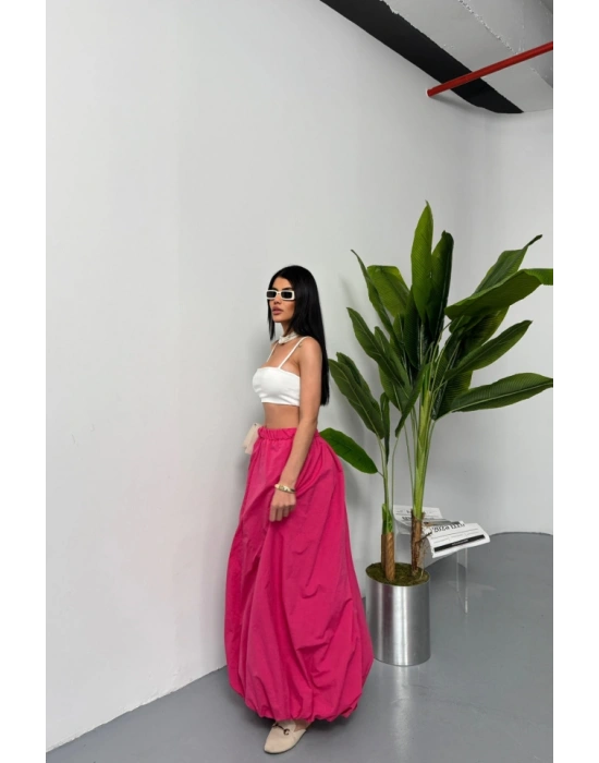 BE ATİKİ BAON ETEK ŞANE BOY OFT KUAŞ  Fuşya