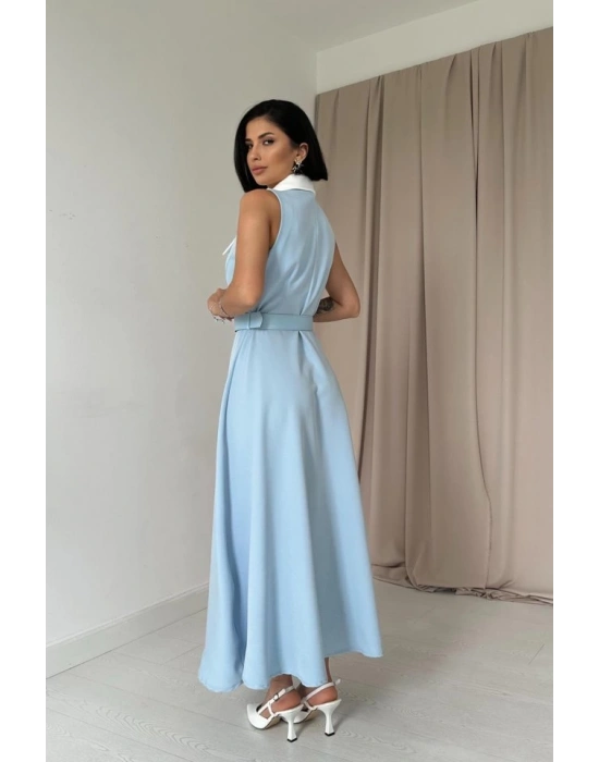 Bebe avi Geniş Yakalı Halter Kollu Elbise