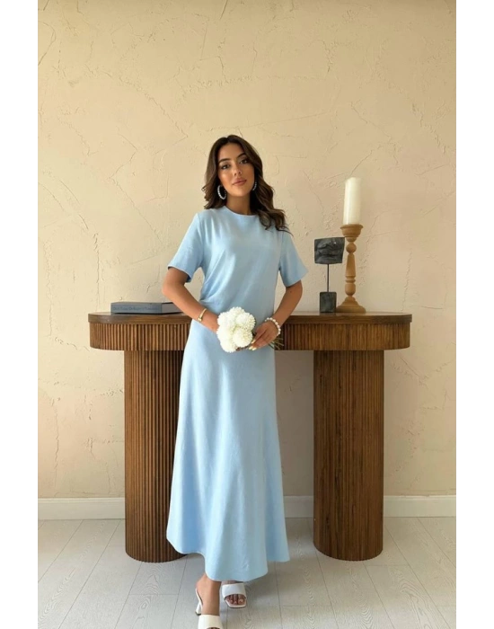 Bebe avi Pileli Bisiklet Yaka Elbise