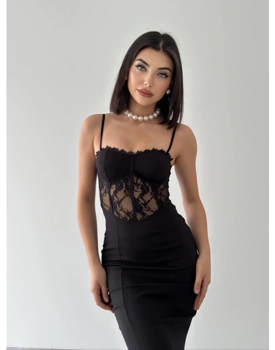 Begonia İp Askılı Elbise