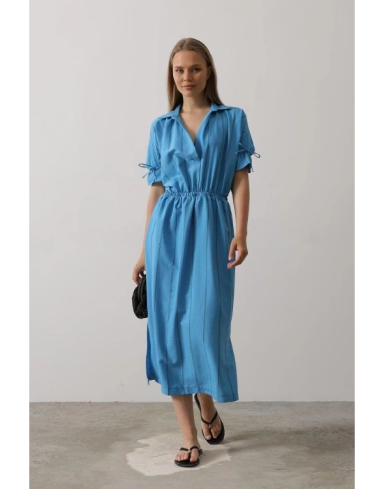 Beli astikli Elbise  avi