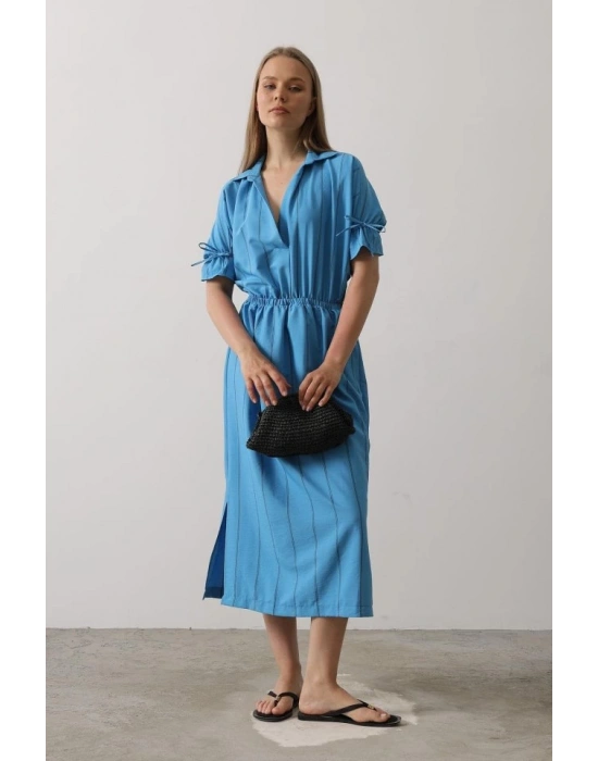 Beli astikli Elbise  avi