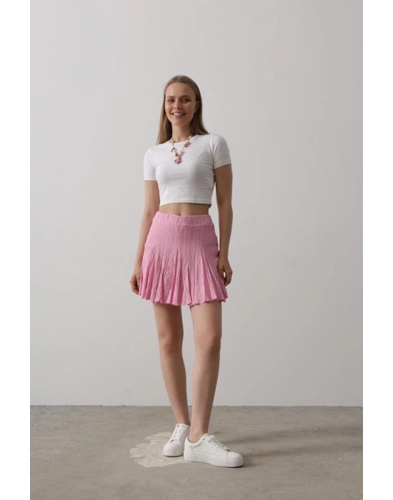 Beli astikli ini Etek  Pembe