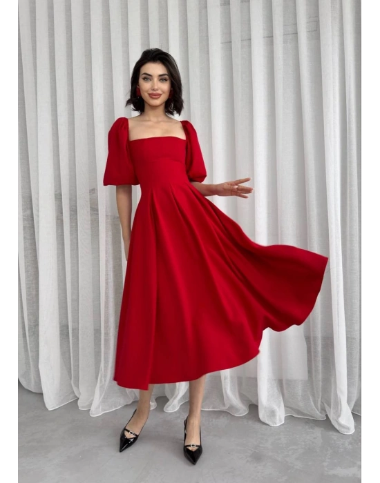 Benjamin Çan Etekli Midi Boy Elbise