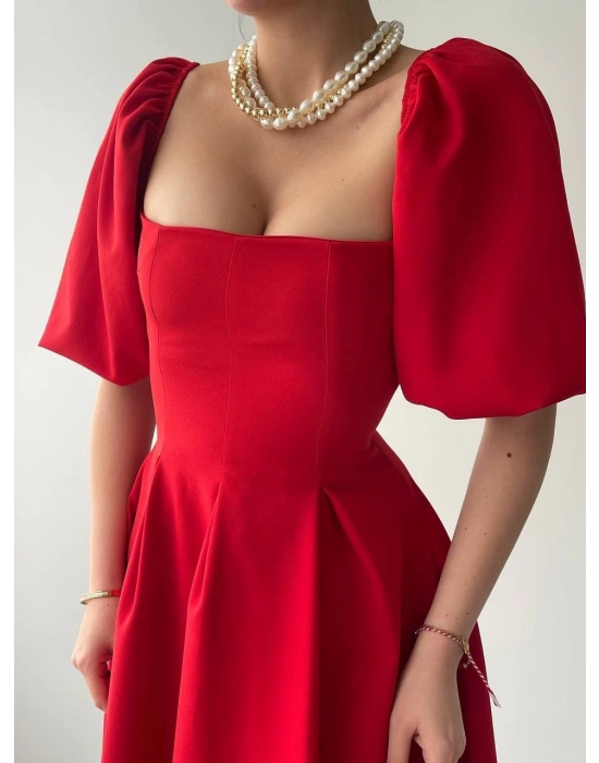 Benjamin Çan Etekli Midi Boy Elbise