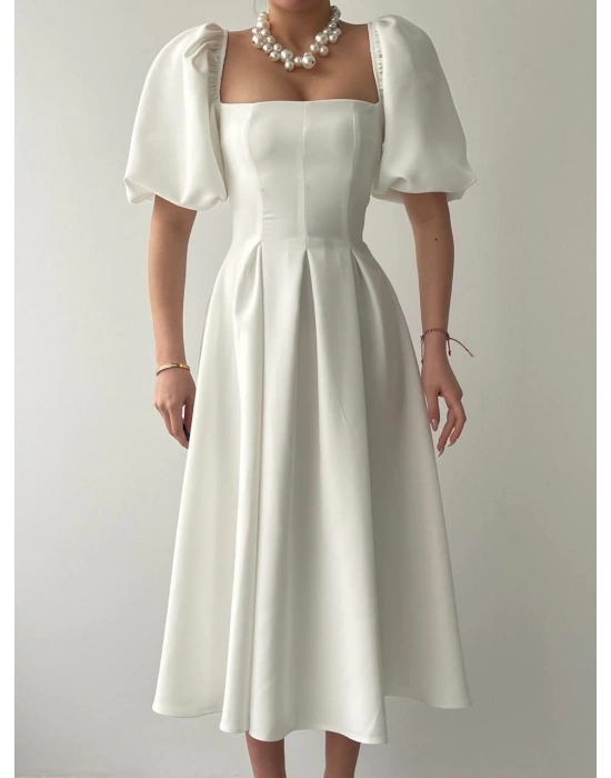 Benjamin Çan Etekli Midi Boy Elbise