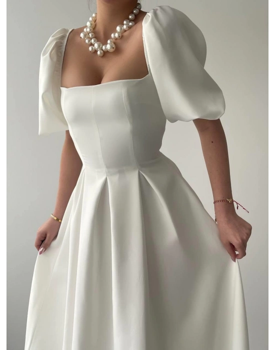 Benjamin Çan Etekli Midi Boy Elbise