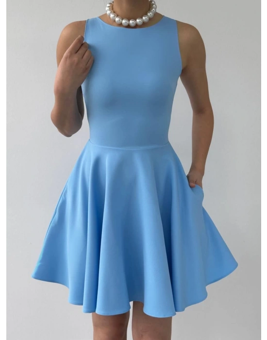 Berl Cep Detaylı Elbise