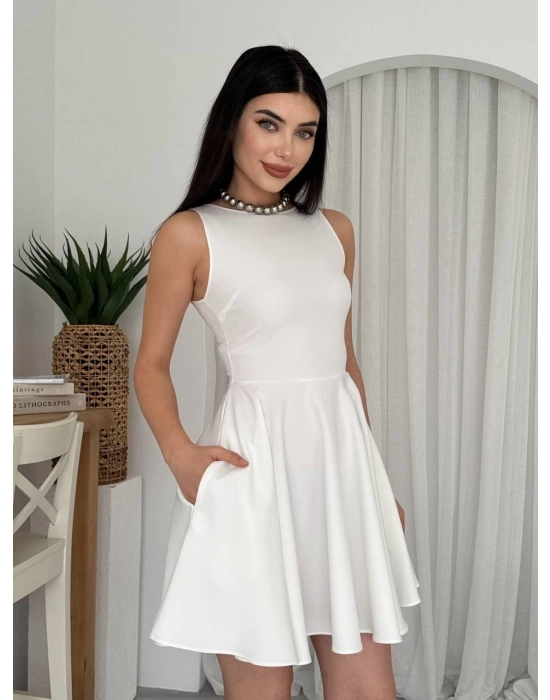 Berl Cep Detaylı Elbise