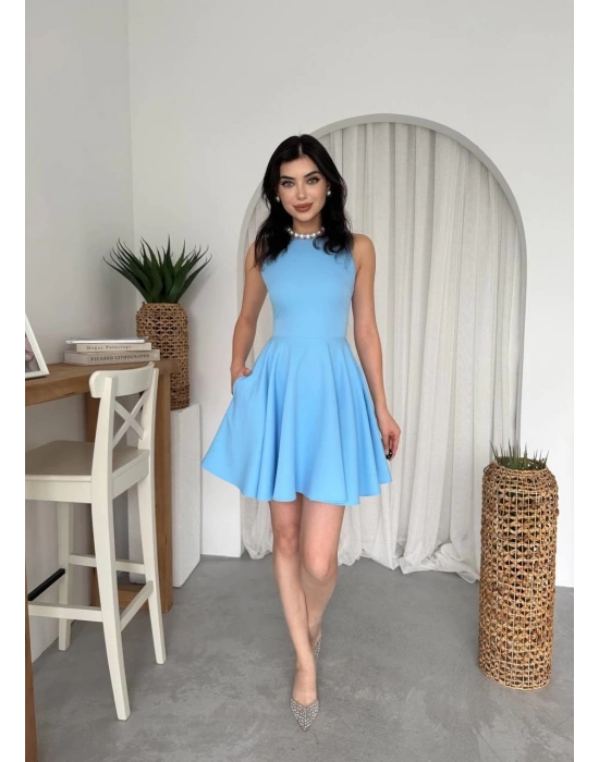 Berl Cep Detaylı Elbise