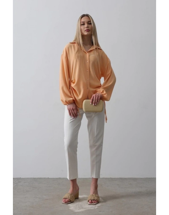 Biye Detaylı Ayrobin Gömlek  omon