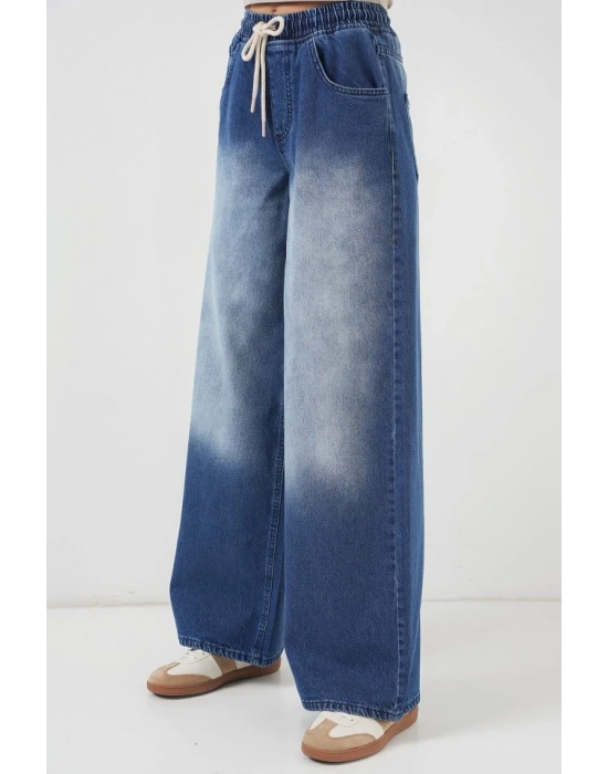 Bol Paça Kot Pantolon 6705  Lacivert