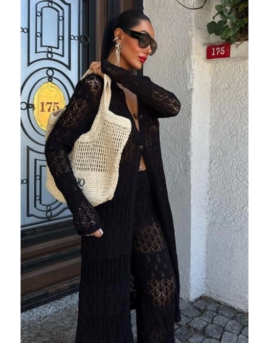 Bridget Ajurlu Uzun Hırka Takım 9881