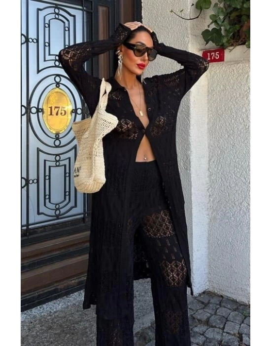 Bridget Ajurlu Uzun Hırka Takım 9881