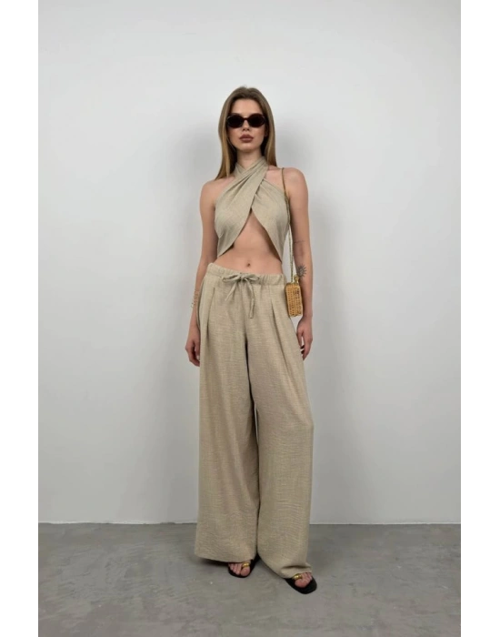 Çapraz Bağlamalı Keten Crop