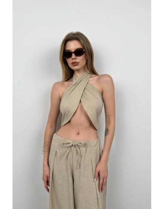 Çapraz Bağlamalı Keten Crop