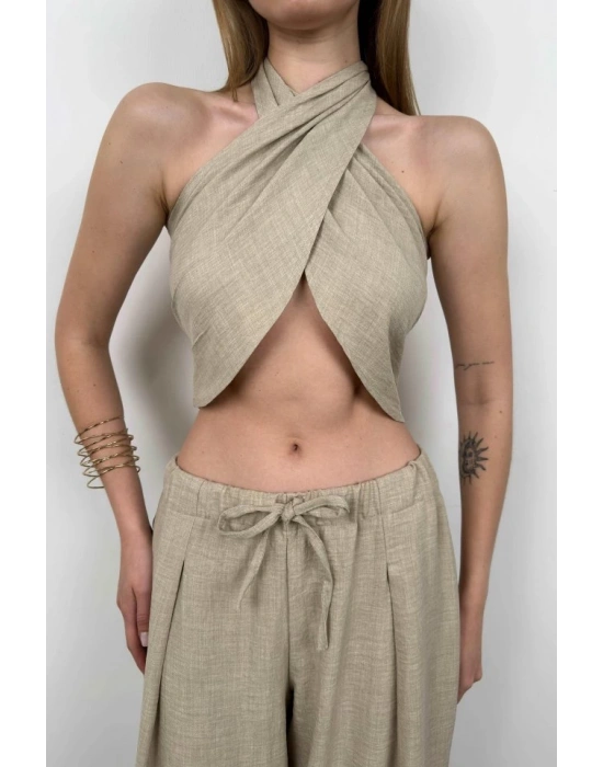 Çapraz Bağlamalı Keten Crop