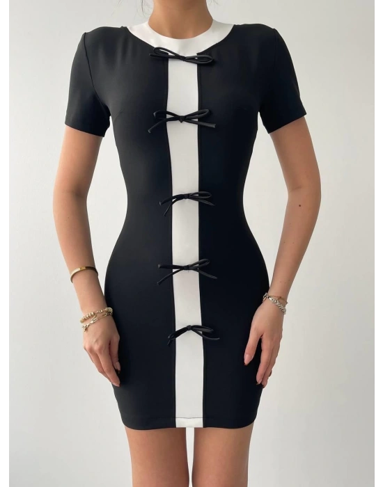 Cazzie Fiyonk Detaylı Elbise