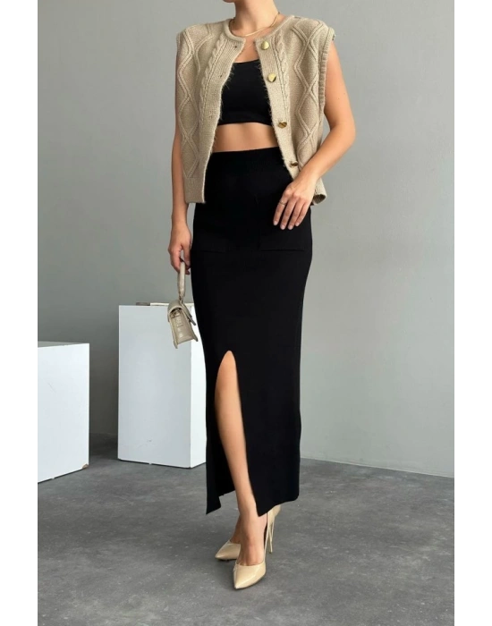 Cepli Etek  Siyah