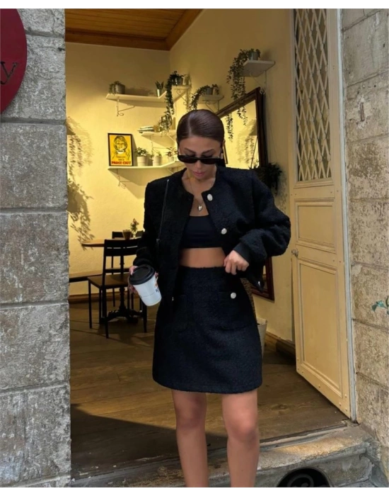 CHANEL CROP CEKETKIA ETEK TAKIM  iyah