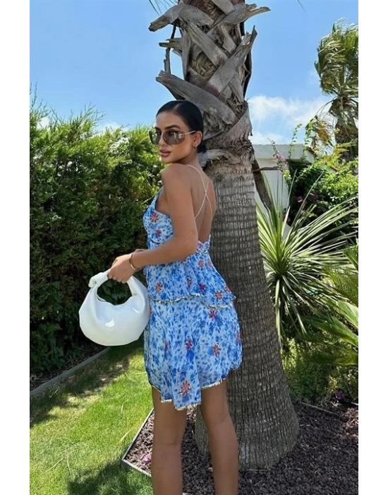 Cheryl Gold Pul Detaylı Elbise 247508