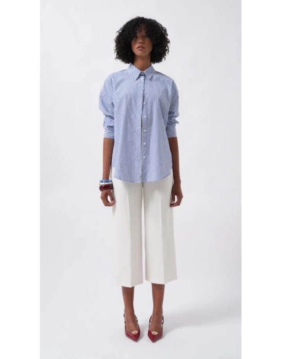 Çizgili Basic Gömlek