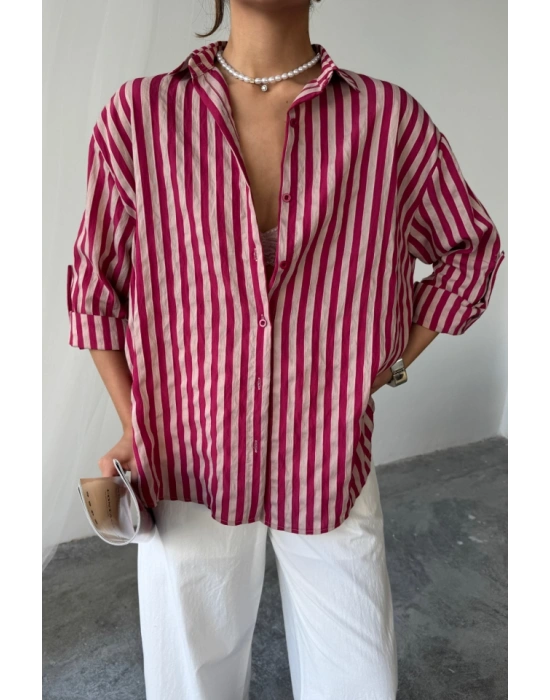 ÇİZGİLİ GÖLEKKETEN  Bordo