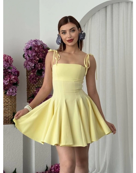 Clara Askılı ini Elbise