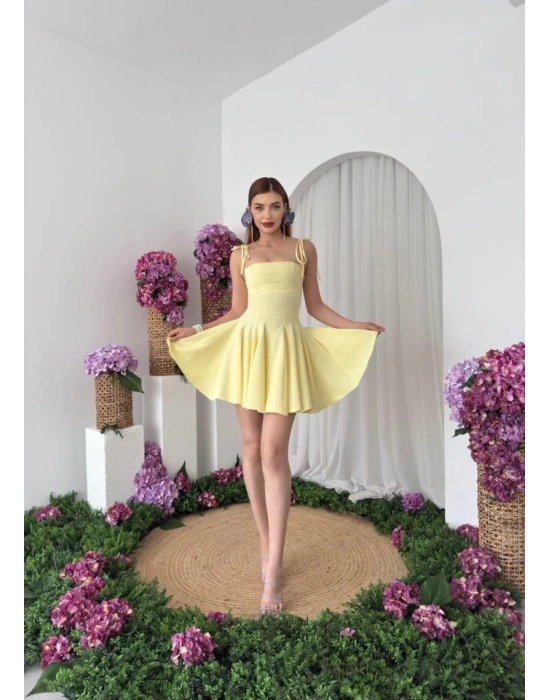 Clara Askılı ini Elbise