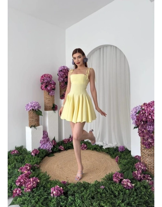 Clara Askılı ini Elbise