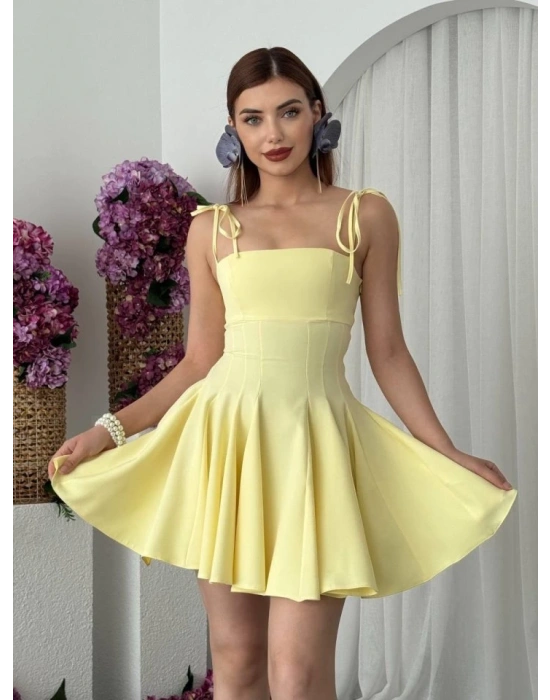 Clara Askılı ini Elbise