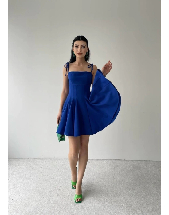 Clara Askılı Mini Elbise