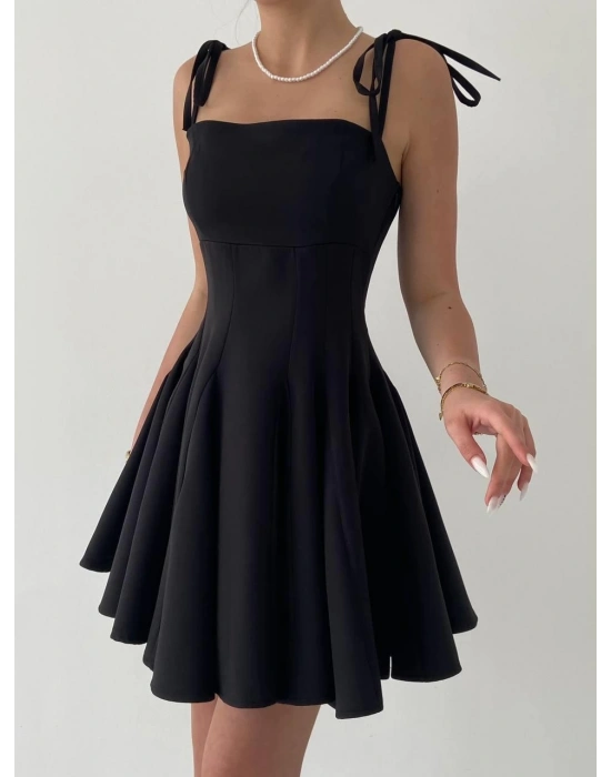 Clara Askılı Mini Elbise