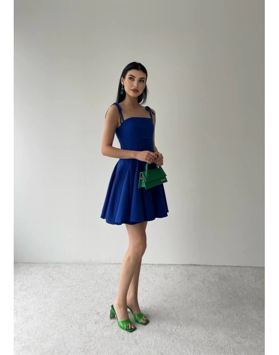 Clara Askılı Mini Elbise