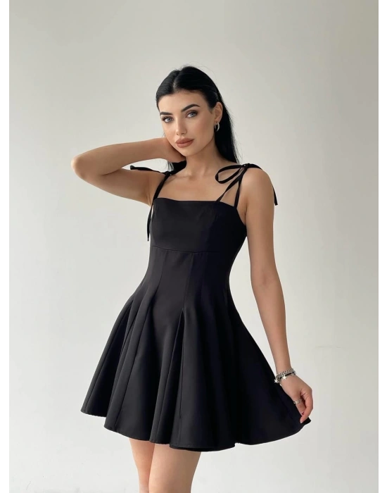 Clara Askılı Mini Elbise