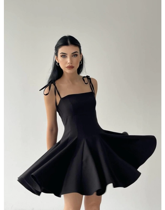 Clara Askılı Mini Elbise