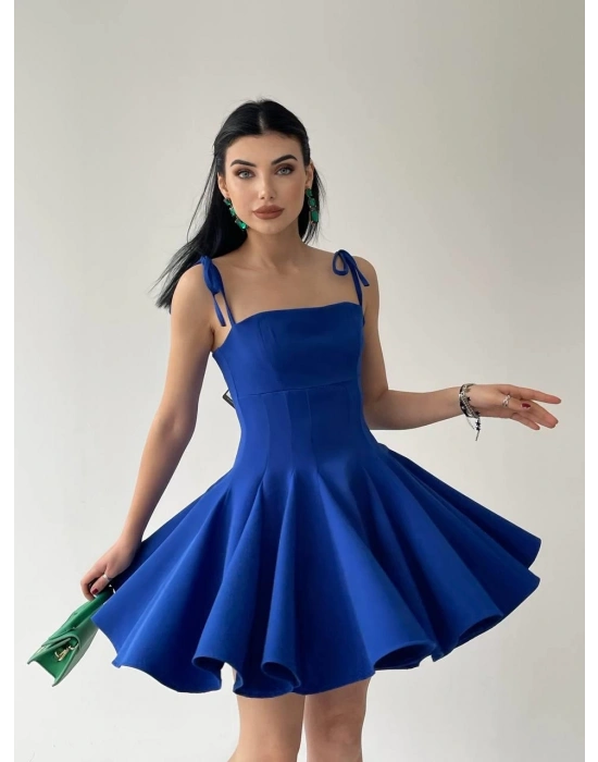 Clara Askılı Mini Elbise