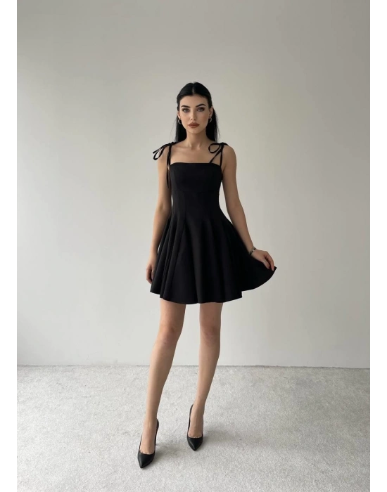 Clara Askılı Mini Elbise