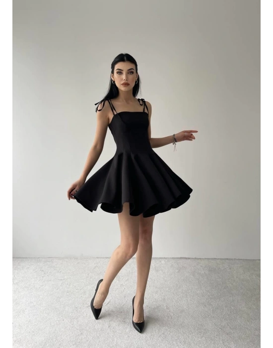 Clara Askılı Mini Elbise