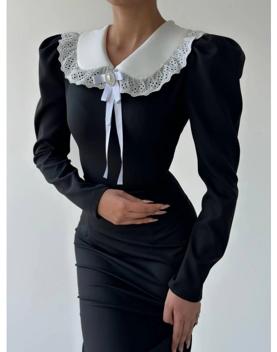 Coventry Yakalı Elbise