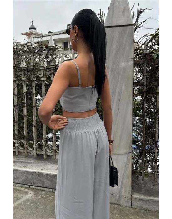 Crop Plazzo Pantolon Takım 1015508
