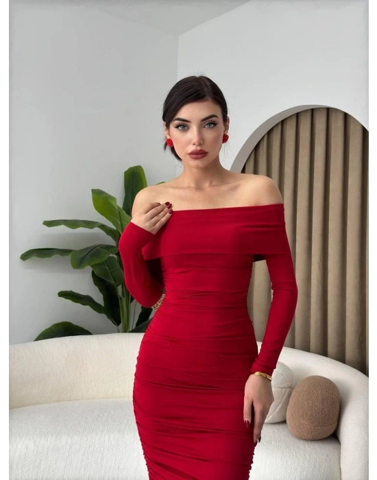 Dakota Drapeli Elbise