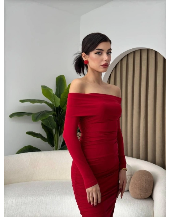 Dakota Drapeli Elbise